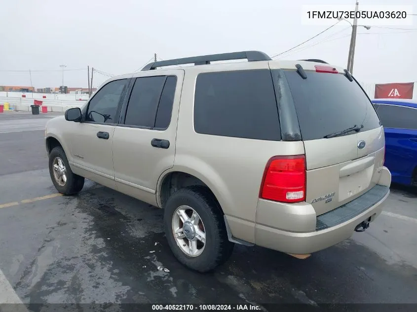 2005 Ford Explorer Xlt/Xlt Sport/Nbx VIN: 1FMZU73E05UA03620 Lot: 40522170