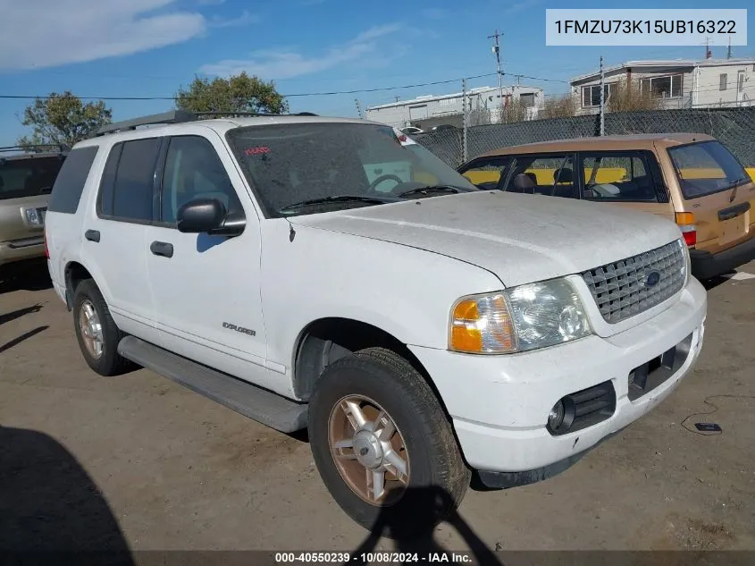 1FMZU73K15UB16322 2005 Ford Explorer Xlt/Xlt Sport