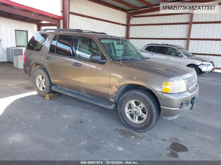 1FMZU73K85ZA17337 2005 Ford Explorer Xlt/Xlt Sport