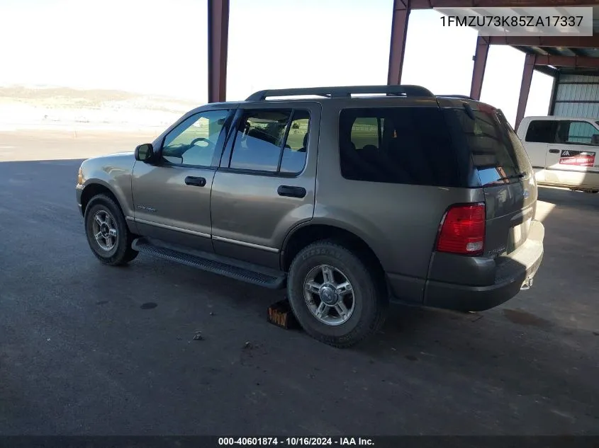 1FMZU73K85ZA17337 2005 Ford Explorer Xlt/Xlt Sport