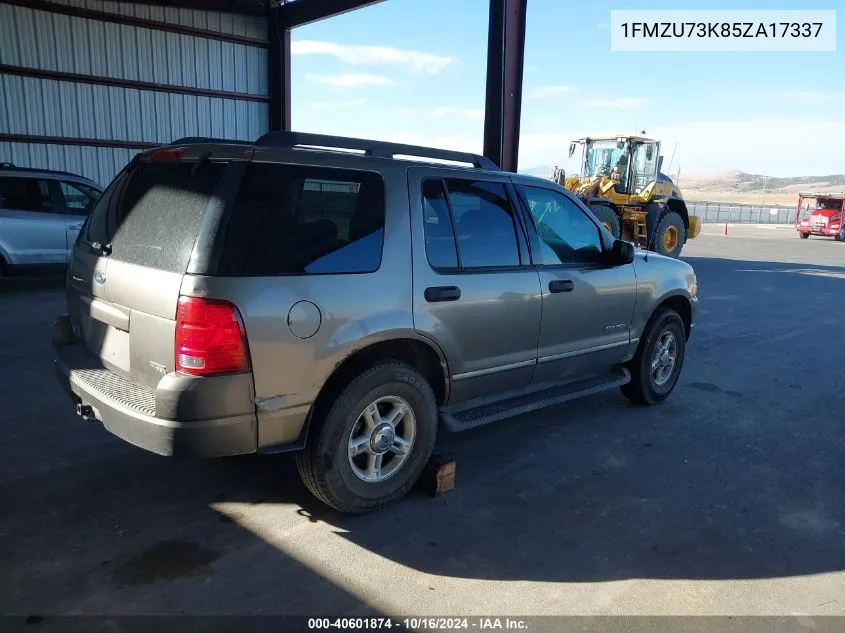 1FMZU73K85ZA17337 2005 Ford Explorer Xlt/Xlt Sport