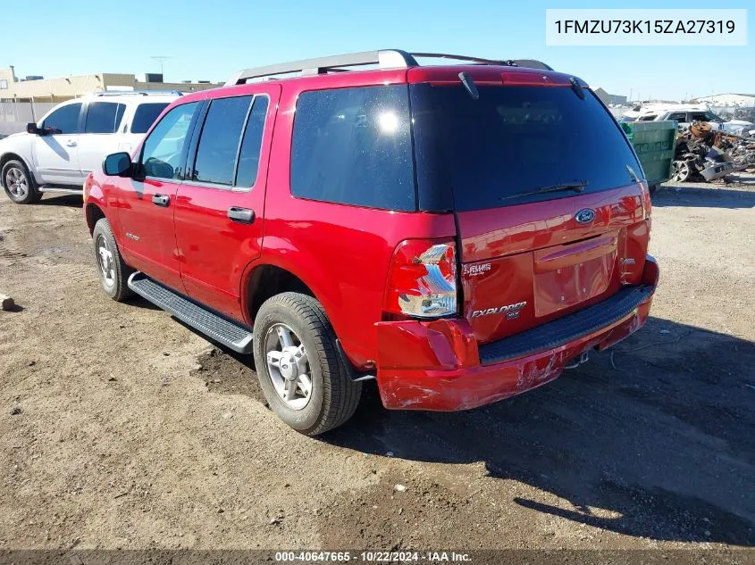 2005 Ford Explorer Xlt/Xlt Sport VIN: 1FMZU73K15ZA27319 Lot: 40647665