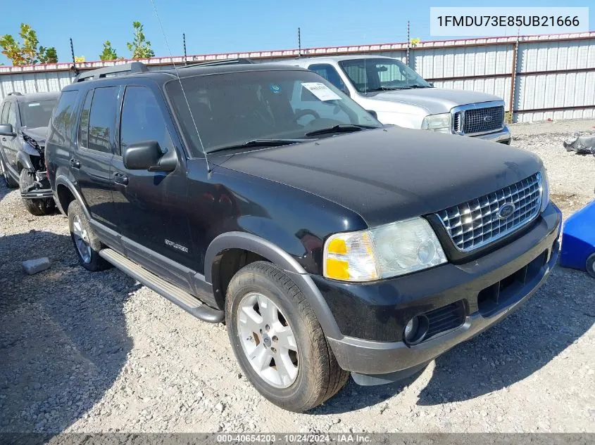 2005 Ford Explorer Xlt/Xlt Sport VIN: 1FMDU73E85UB21666 Lot: 40654203