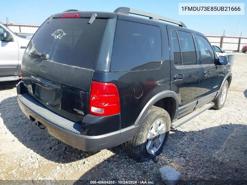 2005 Ford Explorer Xlt/Xlt Sport VIN: 1FMDU73E85UB21666 Lot: 40654203