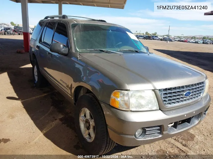 2005 Ford Explorer Xlt/Xlt Sport VIN: 1FMZU73E05ZA41240 Lot: 40673917