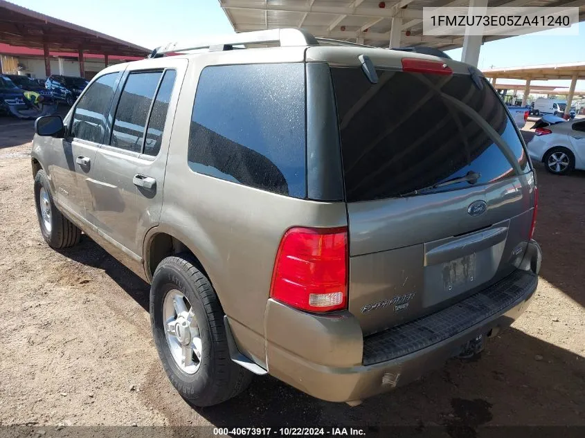 2005 Ford Explorer Xlt/Xlt Sport VIN: 1FMZU73E05ZA41240 Lot: 40673917