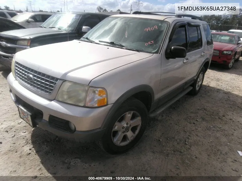 2005 Ford Explorer Xlt/Xlt Sport VIN: 1FMDU63K65UA27348 Lot: 40679909