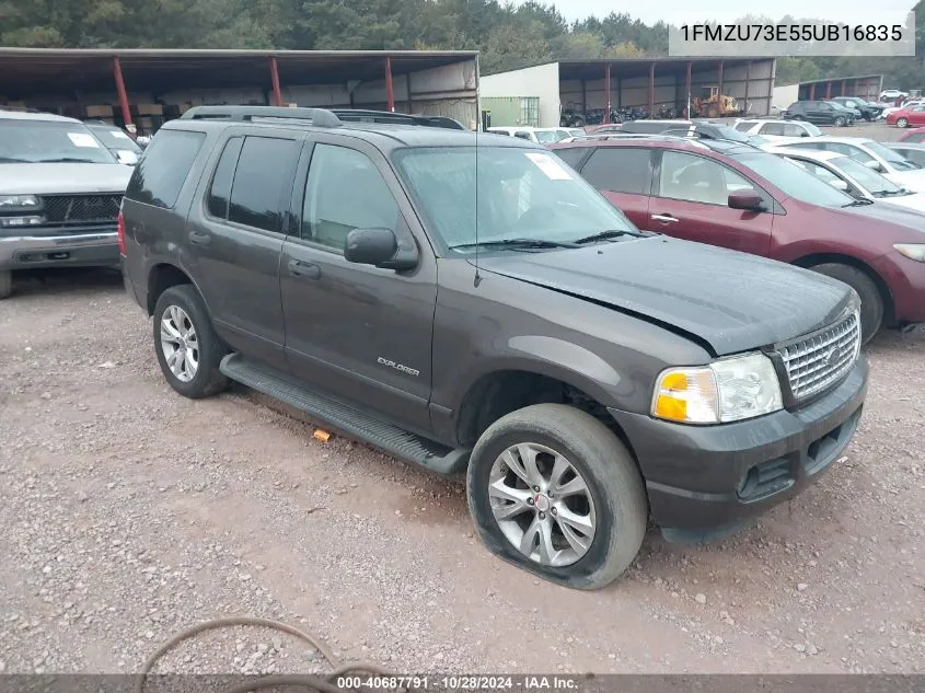 2005 Ford Explorer Xlt/Xlt Sport VIN: 1FMZU73E55UB16835 Lot: 40687791