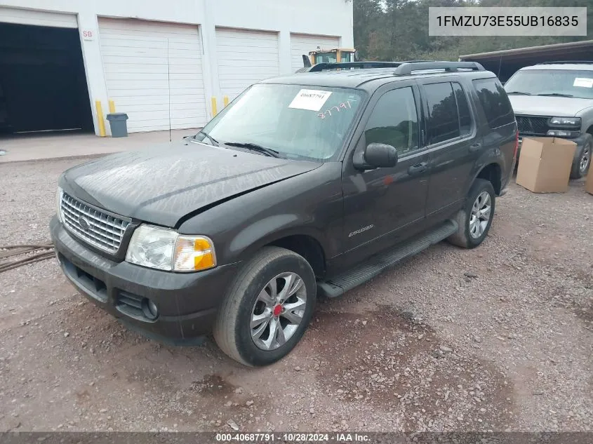 2005 Ford Explorer Xlt/Xlt Sport VIN: 1FMZU73E55UB16835 Lot: 40687791