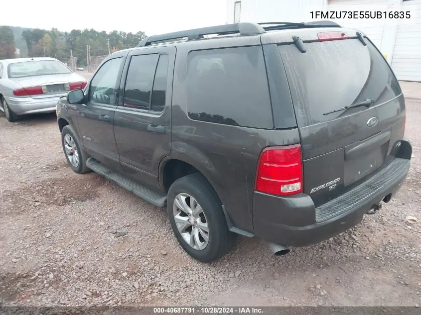 2005 Ford Explorer Xlt/Xlt Sport VIN: 1FMZU73E55UB16835 Lot: 40687791