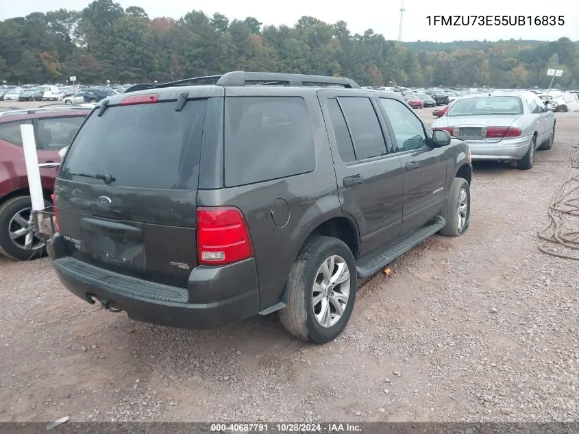 2005 Ford Explorer Xlt/Xlt Sport VIN: 1FMZU73E55UB16835 Lot: 40687791