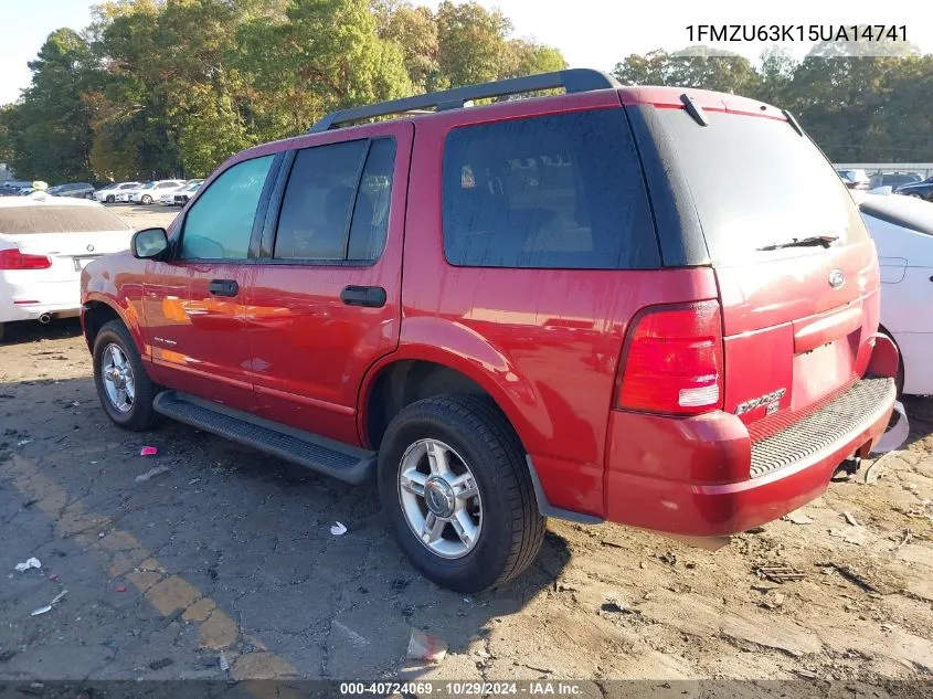 1FMZU63K15UA14741 2005 Ford Explorer Xlt/Xlt Sport