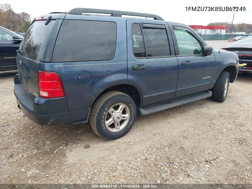 1FMZU73K85UB67249 2005 Ford Explorer Xlt/Xlt Sport