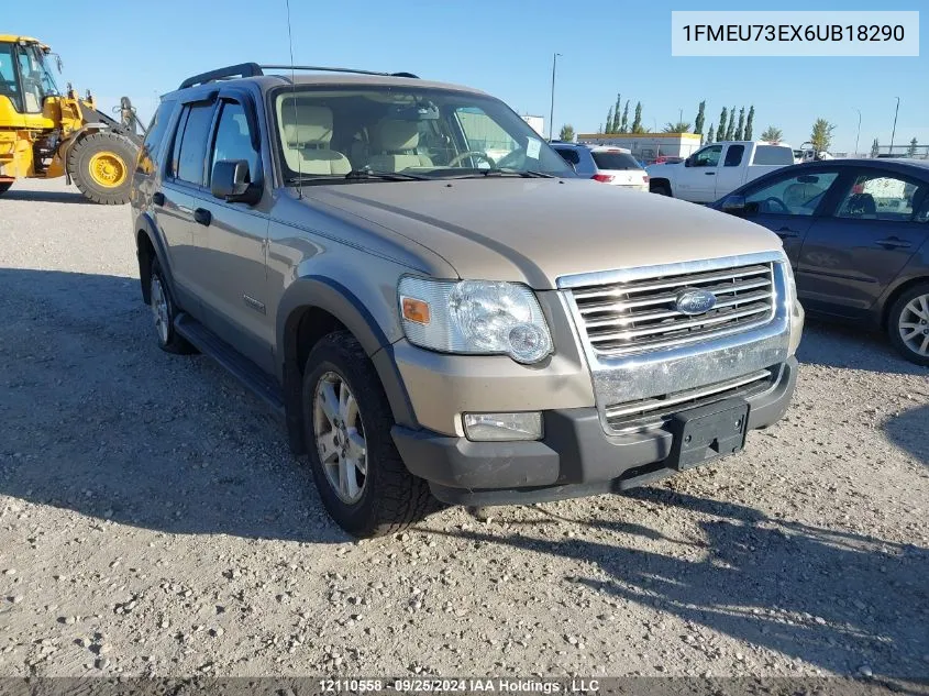 2006 Ford Explorer VIN: 1FMEU73EX6UB18290 Lot: 12110558