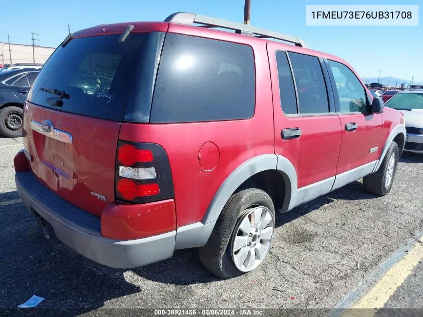 1FMEU73E76UB31708 2006 Ford Explorer Xlt