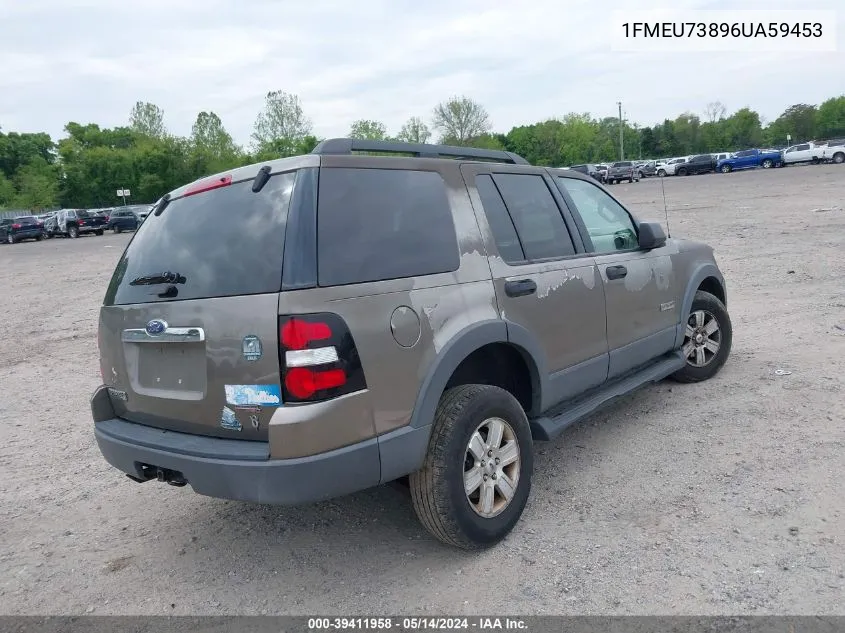 2006 Ford Explorer Xlt VIN: 1FMEU73896UA59453 Lot: 39411958