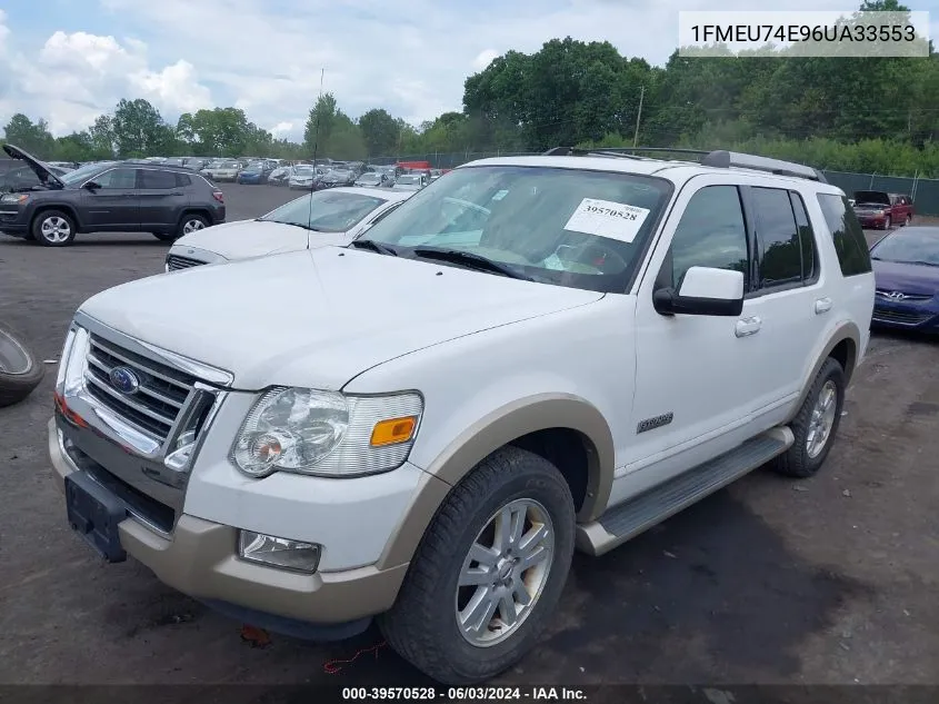 2006 Ford Explorer Eddie Bauer VIN: 1FMEU74E96UA33553 Lot: 39570528