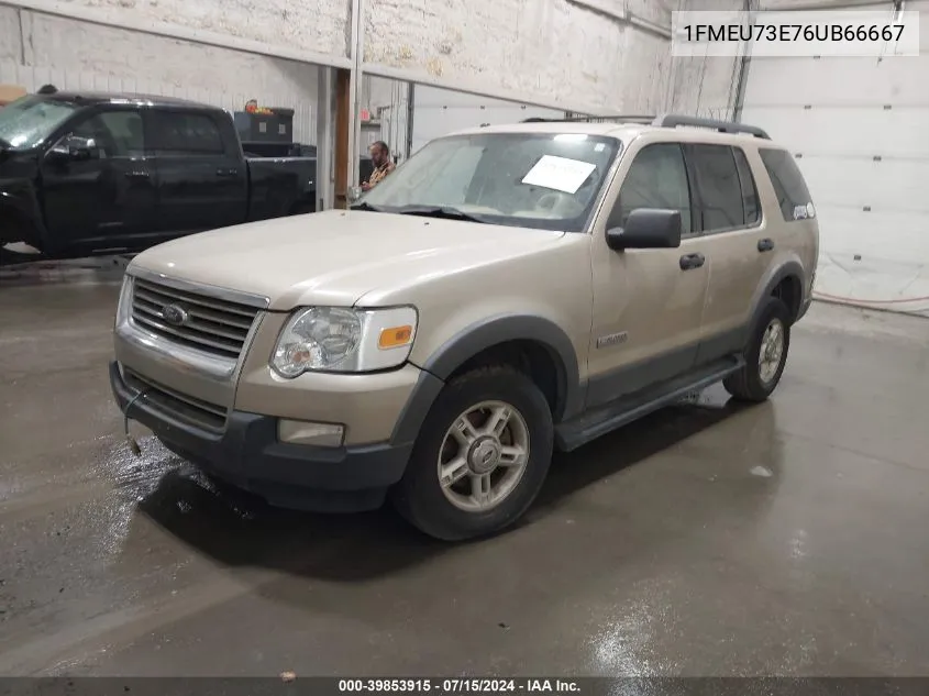 2006 Ford Explorer Xlt VIN: 1FMEU73E76UB66667 Lot: 39853915