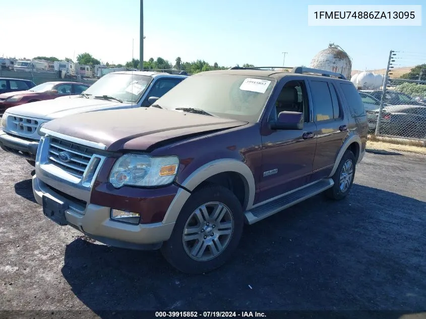 1FMEU74886ZA13095 2006 Ford Explorer Eddie Bauer