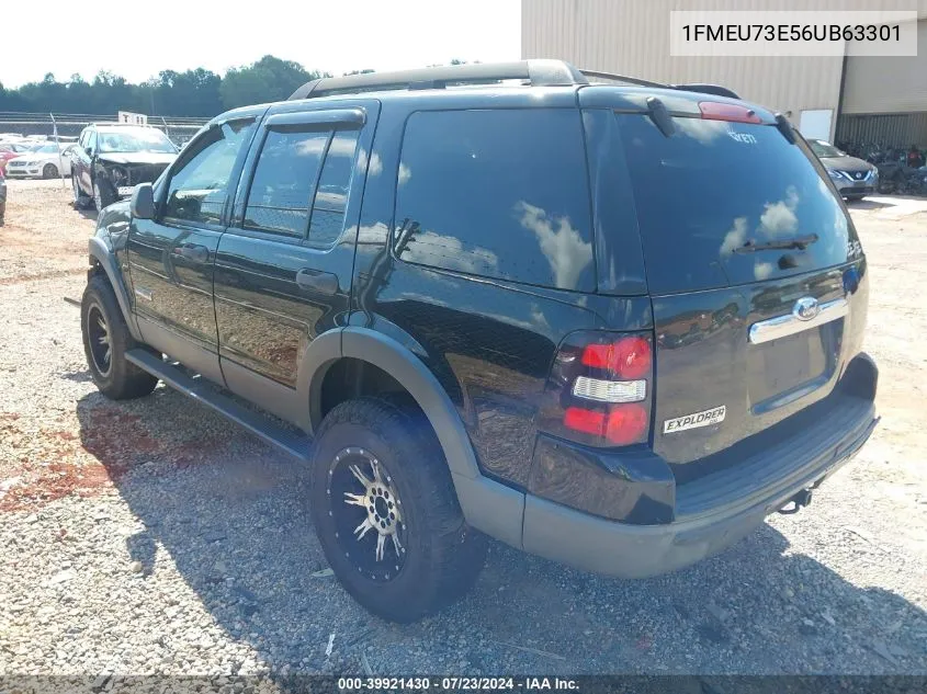 2006 Ford Explorer Xlt VIN: 1FMEU73E56UB63301 Lot: 39921430