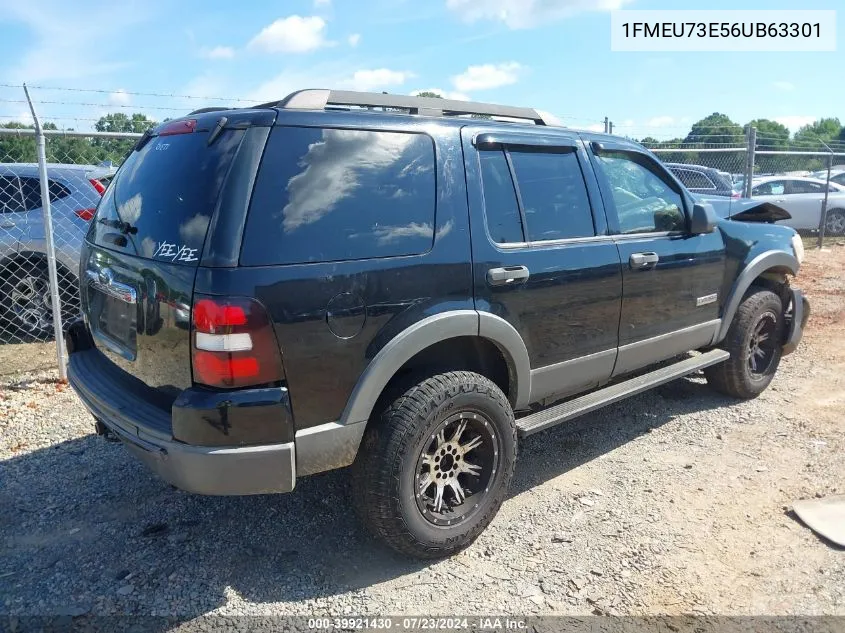 2006 Ford Explorer Xlt VIN: 1FMEU73E56UB63301 Lot: 39921430