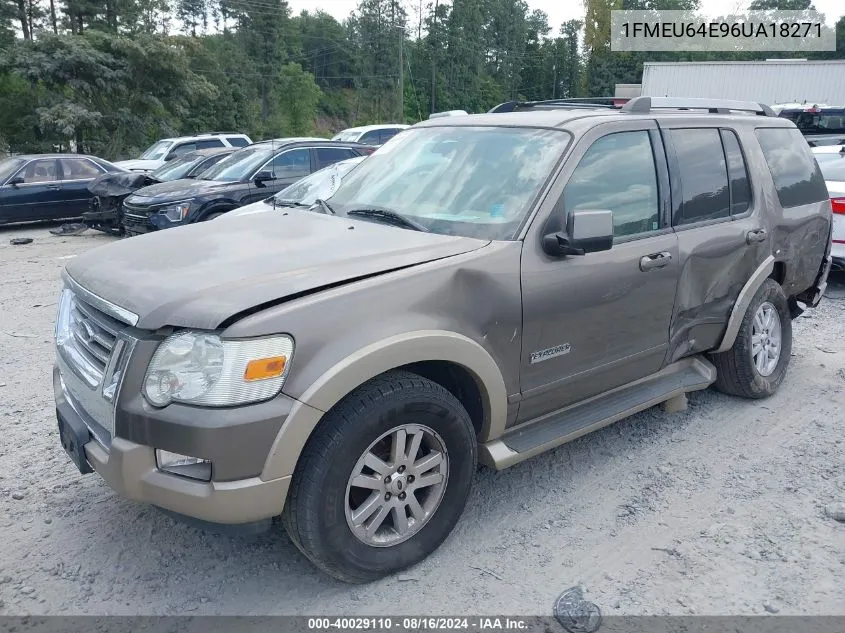 1FMEU64E96UA18271 2006 Ford Explorer Eddie Bauer