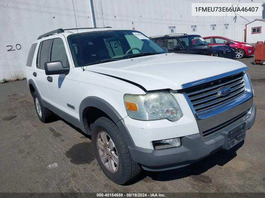 2006 Ford Explorer Xlt VIN: 1FMEU73E66UA46407 Lot: 40154659