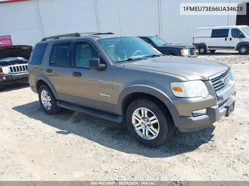 2006 Ford Explorer Xlt VIN: 1FMEU73E66UA34628 Lot: 40216697