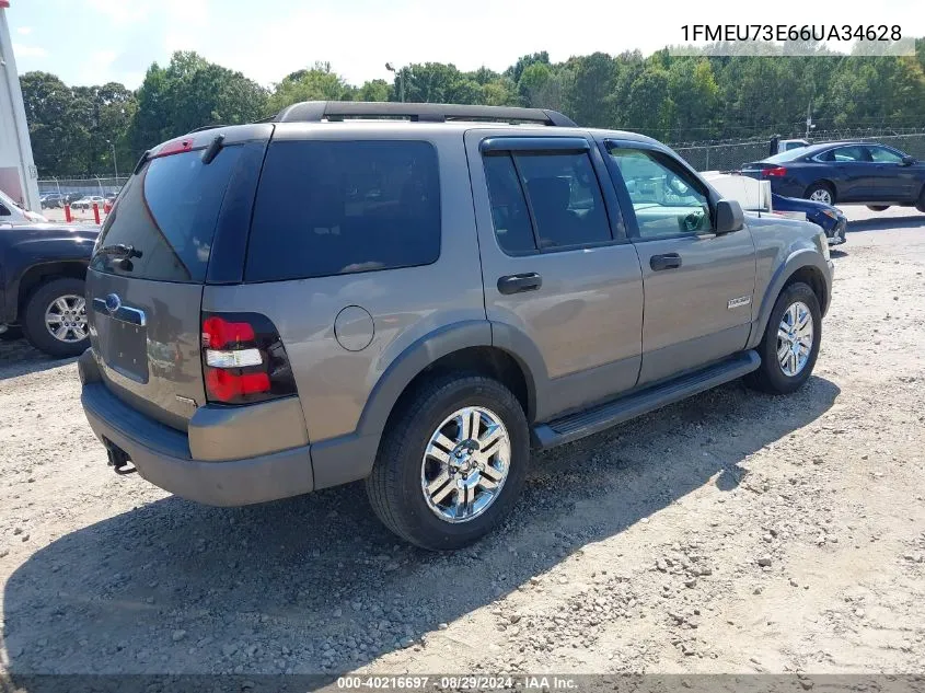 2006 Ford Explorer Xlt VIN: 1FMEU73E66UA34628 Lot: 40216697