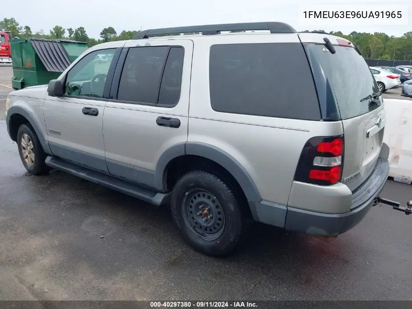 1FMEU63E96UA91965 2006 Ford Explorer Xlt