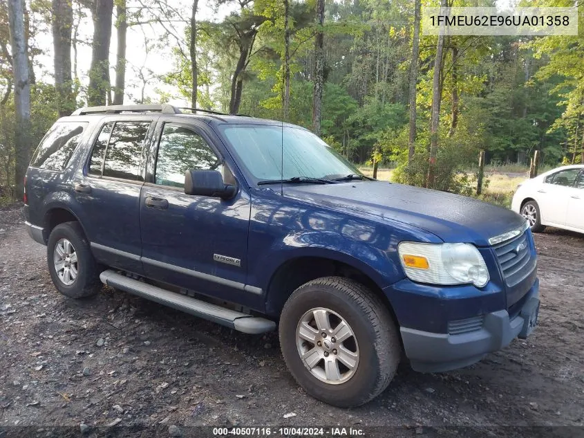 2006 Ford Explorer Xls VIN: 1FMEU62E96UA01358 Lot: 40507116