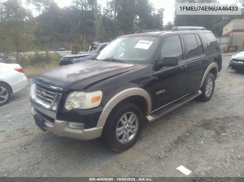 2006 Ford Explorer Eddie Bauer VIN: 1FMEU74E96UA46433 Lot: 40509360