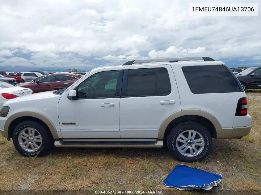 2006 Ford Explorer Eddie Bauer VIN: 1FMEU74846UA13706 Lot: 40527284