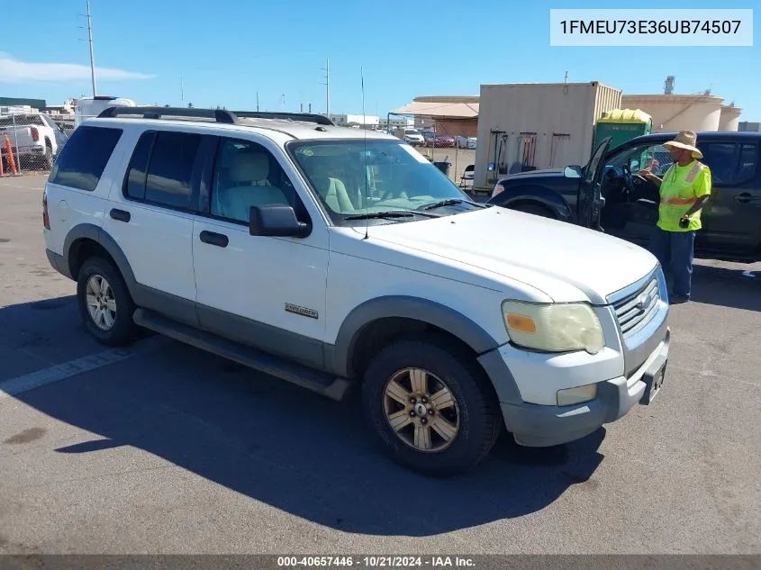 2006 Ford Explorer Xlt VIN: 1FMEU73E36UB74507 Lot: 40657446