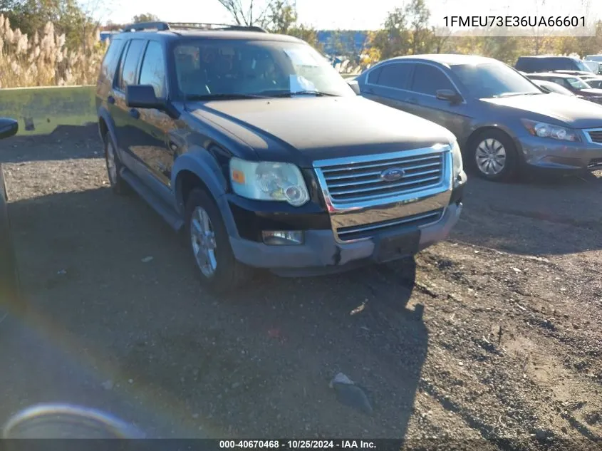 2006 Ford Explorer Xlt VIN: 1FMEU73E36UA66601 Lot: 40670468