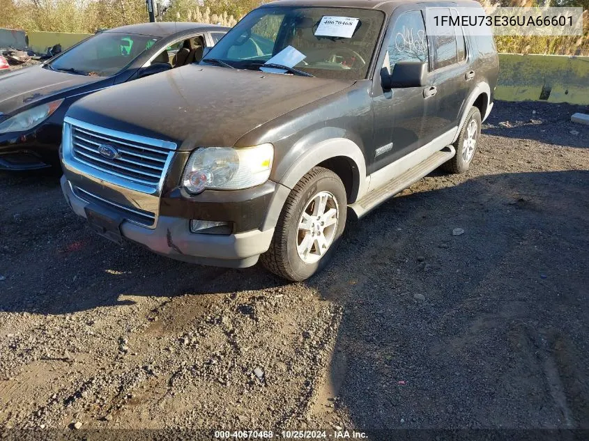 2006 Ford Explorer Xlt VIN: 1FMEU73E36UA66601 Lot: 40670468