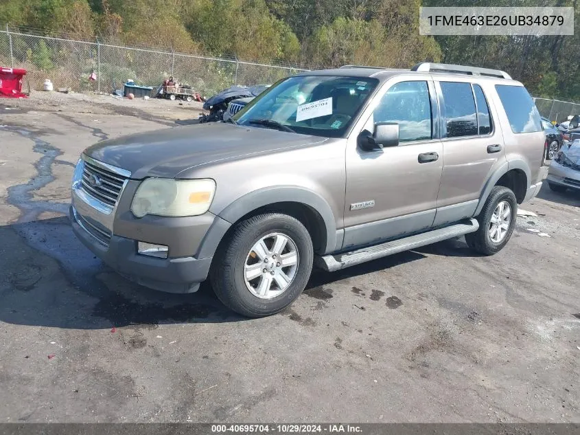 2006 Ford Explorer VIN: 1FME463E26UB34879 Lot: 40695704