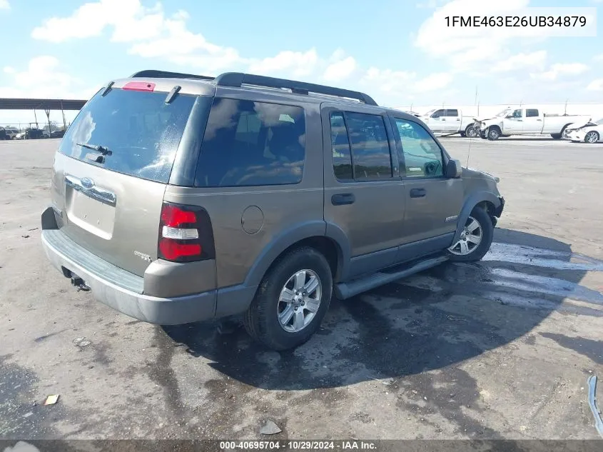 2006 Ford Explorer VIN: 1FME463E26UB34879 Lot: 40695704