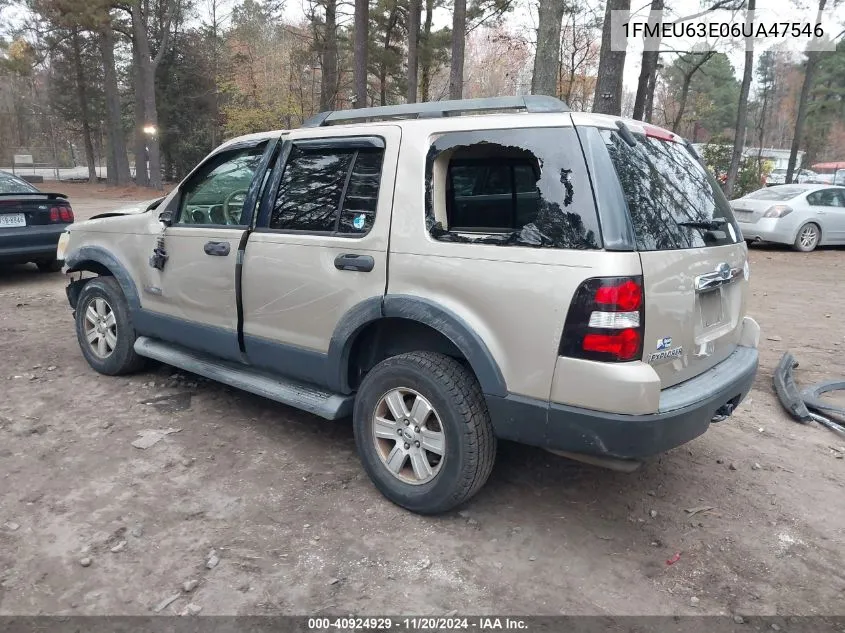 1FMEU63E06UA47546 2006 Ford Explorer Xlt