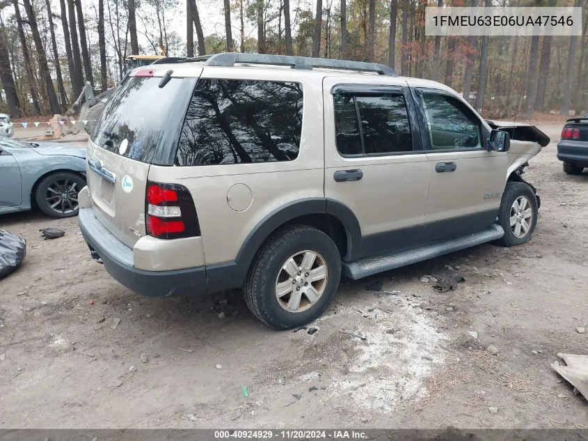 1FMEU63E06UA47546 2006 Ford Explorer Xlt