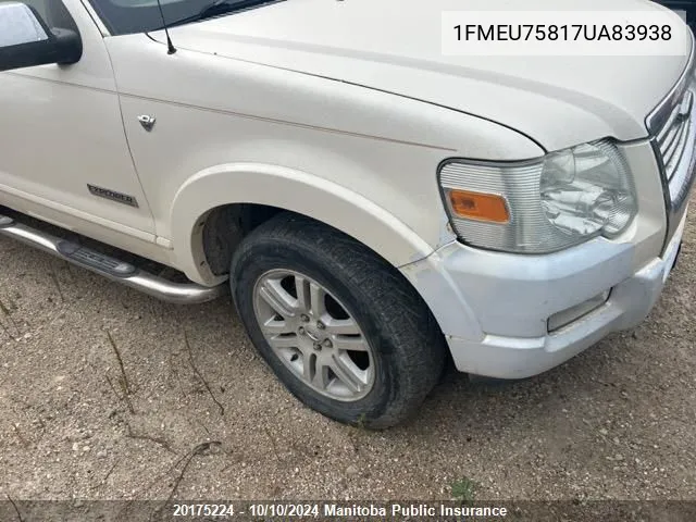 1FMEU75817UA83938 2007 Ford Explorer Limited