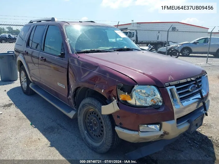 1FMEU64E37UB09456 2007 Ford Explorer Eddie Bauer