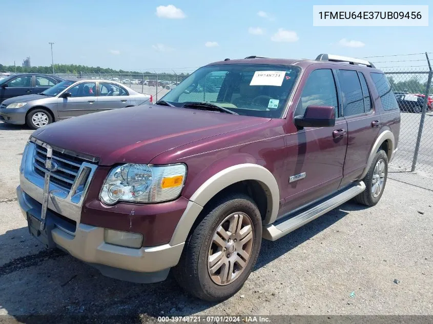 1FMEU64E37UB09456 2007 Ford Explorer Eddie Bauer