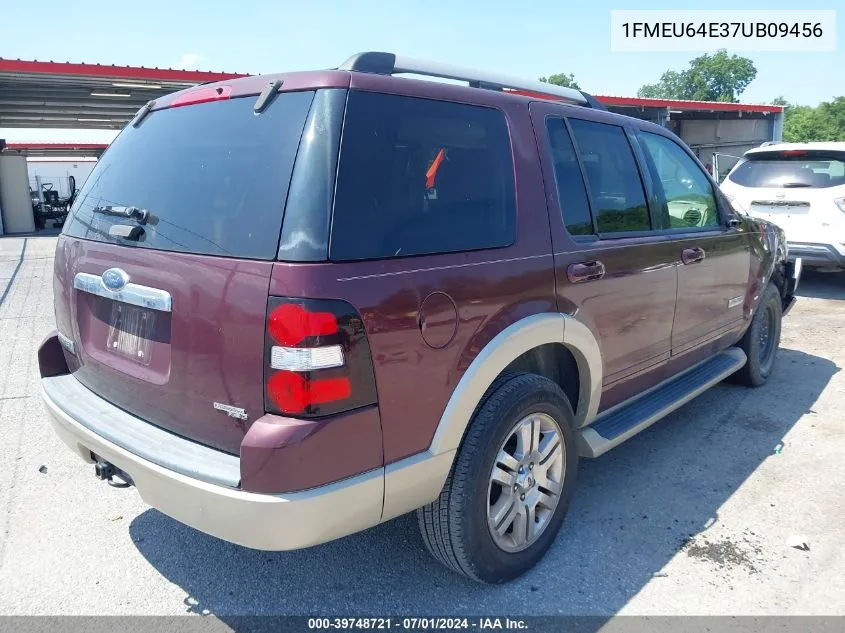 1FMEU64E37UB09456 2007 Ford Explorer Eddie Bauer