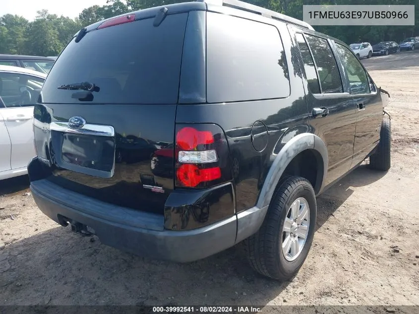 2007 Ford Explorer Xlt VIN: 1FMEU63E97UB50966 Lot: 39992541