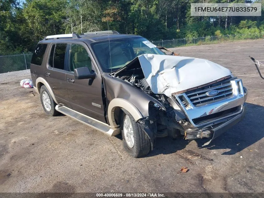 2007 Ford Explorer Eddie Bauer VIN: 1FMEU64E77UB33579 Lot: 40006609