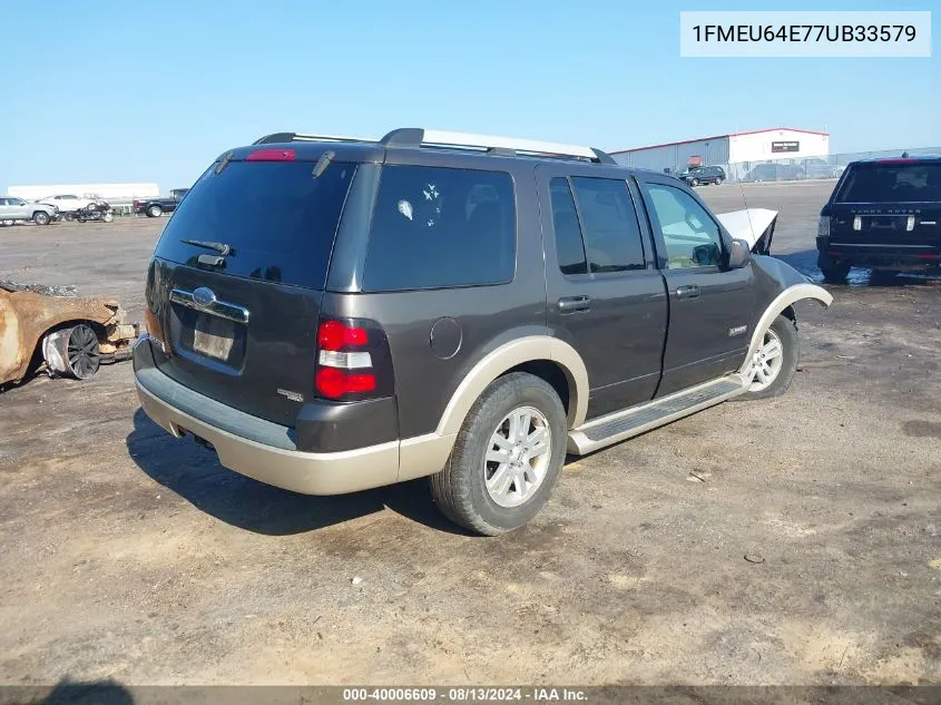 1FMEU64E77UB33579 2007 Ford Explorer Eddie Bauer