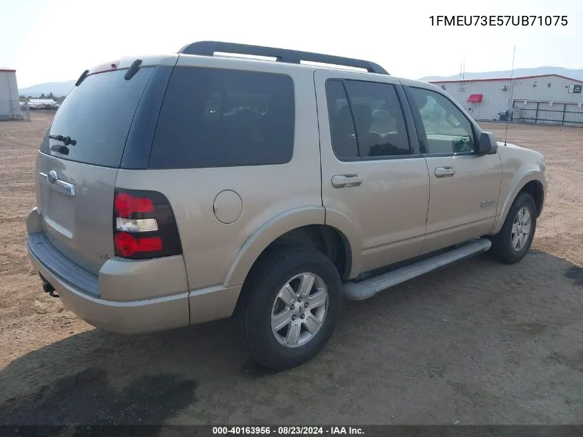 1FMEU73E57UB71075 2007 Ford Explorer Xlt