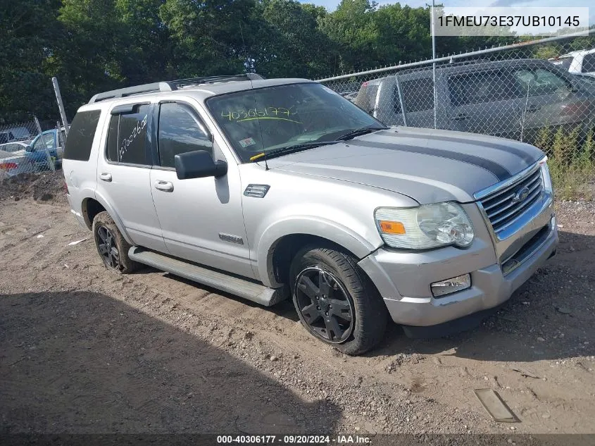 2007 Ford Explorer Xlt VIN: 1FMEU73E37UB10145 Lot: 40306177