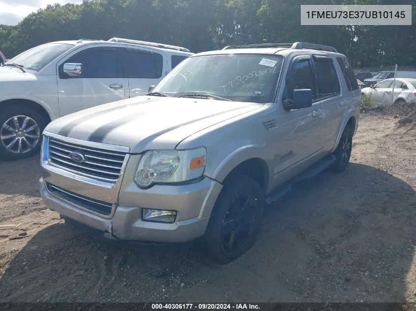 2007 Ford Explorer Xlt VIN: 1FMEU73E37UB10145 Lot: 40306177